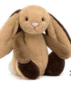 JELLYCAT BASHFUL BROWN PATCHWORK BUNNY