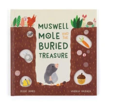 JELLYCAT MUSWELL MOLE AND THE BURIED TREASURE