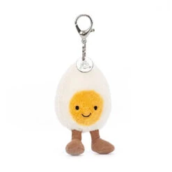 JELLYCAT AMUSEABLE HAPPY BOILED EGG BAG CHARM