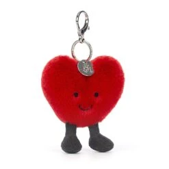 JELLYCAT AMUSEABLE RED HEART BAG CHARM