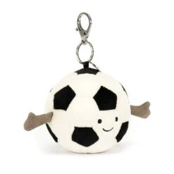 JELLYCAT AMUSEABLES SPORTS FOOTBALL BAG CHARM -Robinson alnwick AS4UKFBC