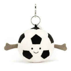 JELLYCAT AMUSEABLES SPORTS FOOTBALL BAG CHARM