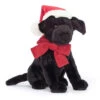 JELLYCAT WINTER WARMER PIPPA BLACK LABRADOR