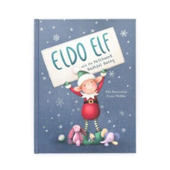 JELLYCAT ELDO ELF AND THE PATCHWORK BASHFUL BUNNY BOOK