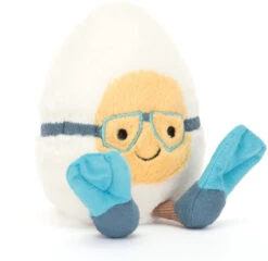 JELLYCAT AMUSEABLES BOILED EGG SCUBA OUTFIT