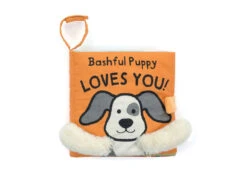 JELLYCAT BASHFUL PUPPY LOVES YOU BOOK