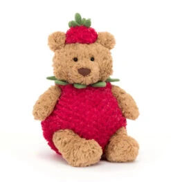 JELLYCAT BARTHOLOMEW BEAR STRAWBERRY