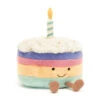 JELLYCAT AMUSEABLE RAINBOW BIRTHDAY CAKE