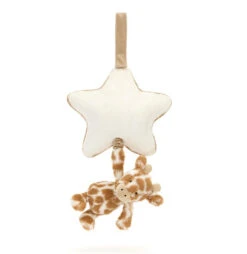 JELLYCAT BASHFUL GIRAFFE MUSICAL PULL