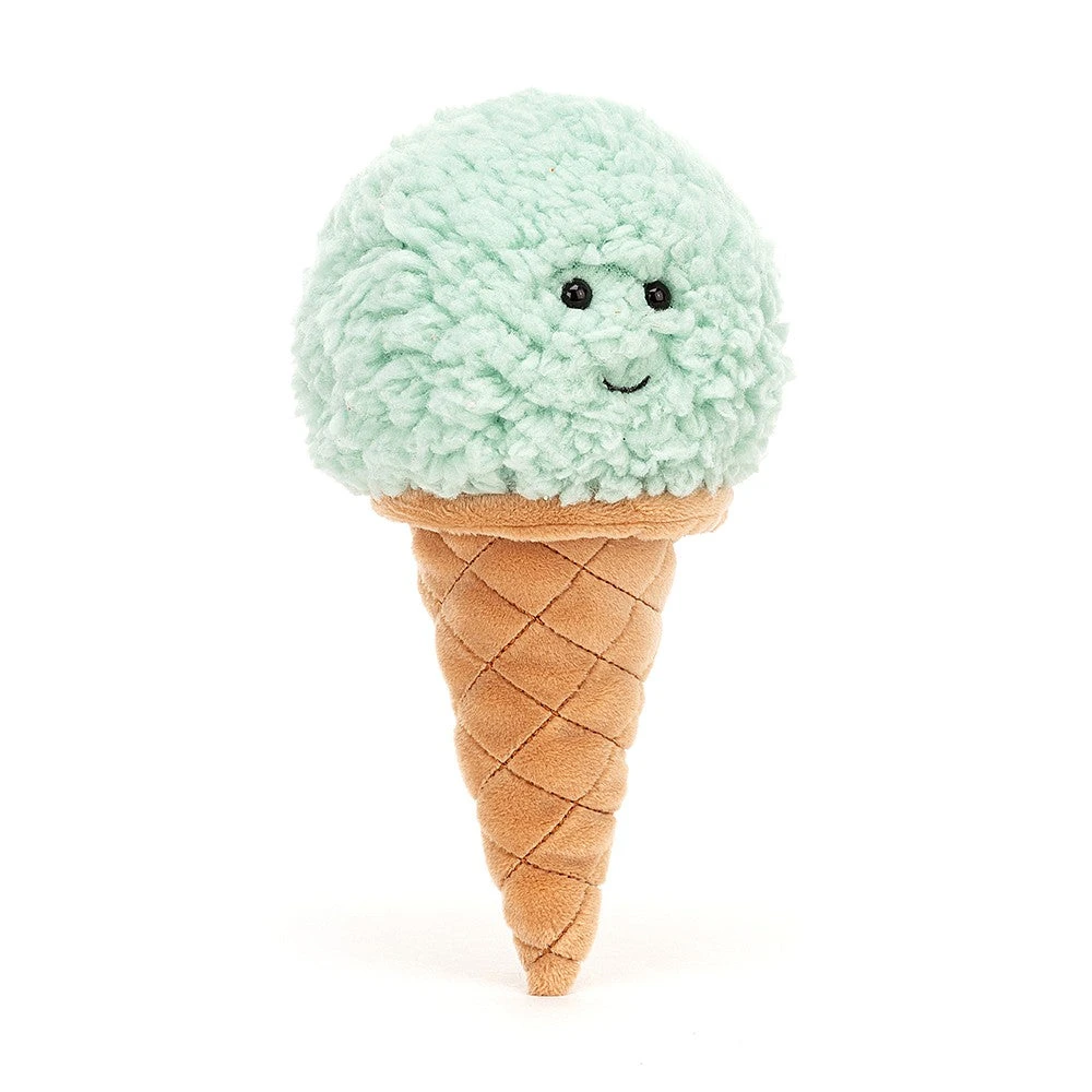 JELLYCAT IRRESISTIBLE ICE CREAM MINT 3 JELLYCAT IRRESISTIBLE ICE CREAM MINT