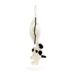 JELLYCAT BASHFUL BLACK & CREAM PUPPY MUSICAL PULL -Robinson alnwick IMG 4630