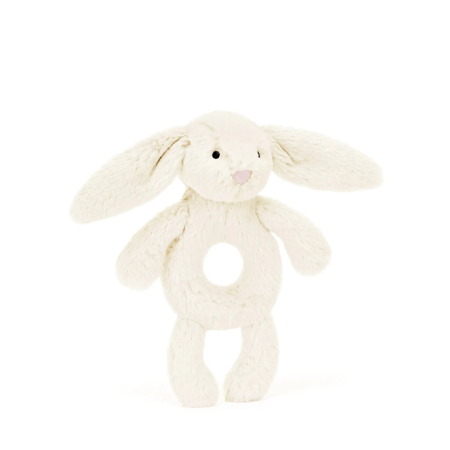 JELLYCAT CREAM BUNNY RING RATTLE 3 JELLYCAT CREAM BUNNY RING RATTLE