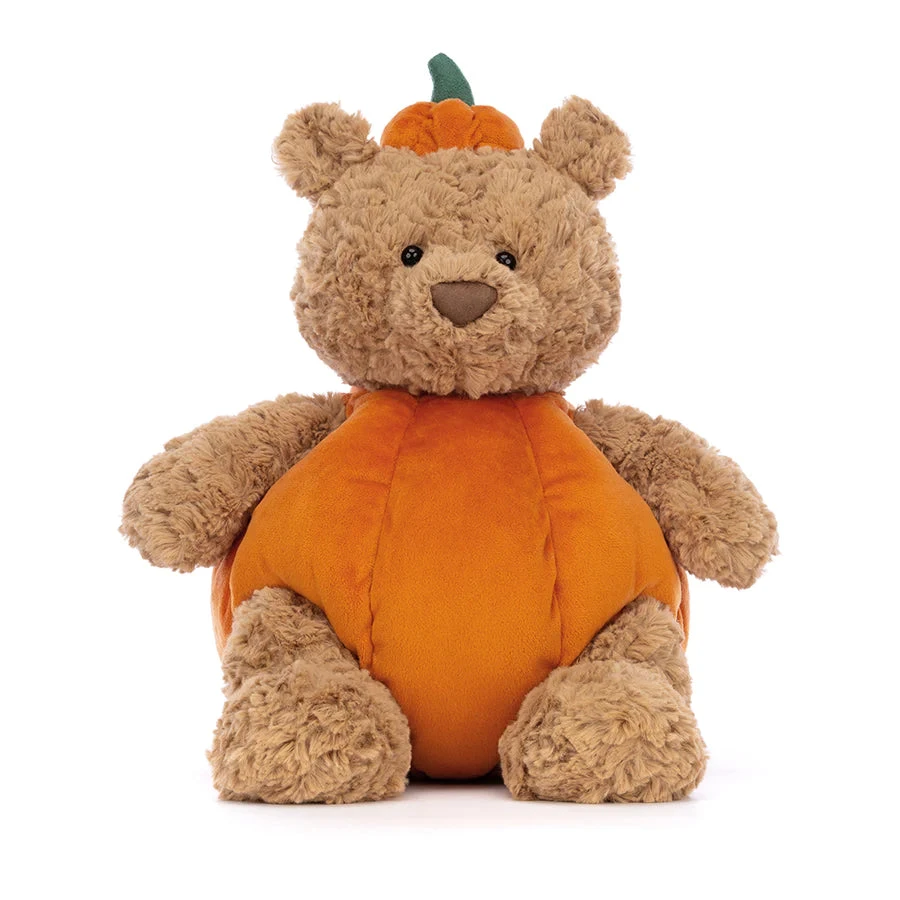 JELLYCAT PUMPKIN BARTHOLOMEW BEAR 3 JELLYCAT PUMPKIN BARTHOLOMEW BEAR