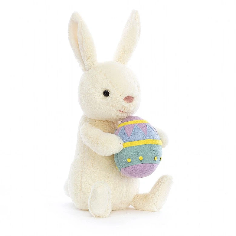 JELLYCAT BOBBI BUNNY WITH EASTER EGG 3 JELLYCAT BOBBI BUNNY WITH EASTER EGG