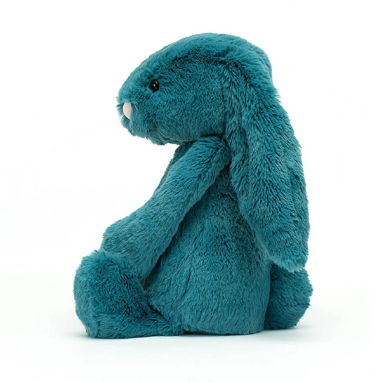 JELLYCAT BASHFUL BUNNY MINERAL BLUE MEDIUM 4 JELLYCAT BASHFUL BUNNY MINERAL BLUE MEDIUM - Image 2