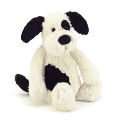 Bashful Black & Cream Puppy - Medium -Robinson alnwick jellycat bashful jellycat bashful black cream pupp 3