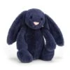 Bashful Navy Bunny - Medium 2 Bashful Navy Bunny - Medium -Robinson alnwick jellycat bashful jellycat bashful navy bunny mediu
