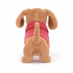 Jellycat - Sweater Sausage Dog Pink -Robinson alnwick jellycat beautifully scrumptious jellycat sweater 1