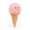 Jellycat - Irresistible Strawberry Ice Cream -Robinson alnwick jellycat fresh foodie jellycat irresistible strawb